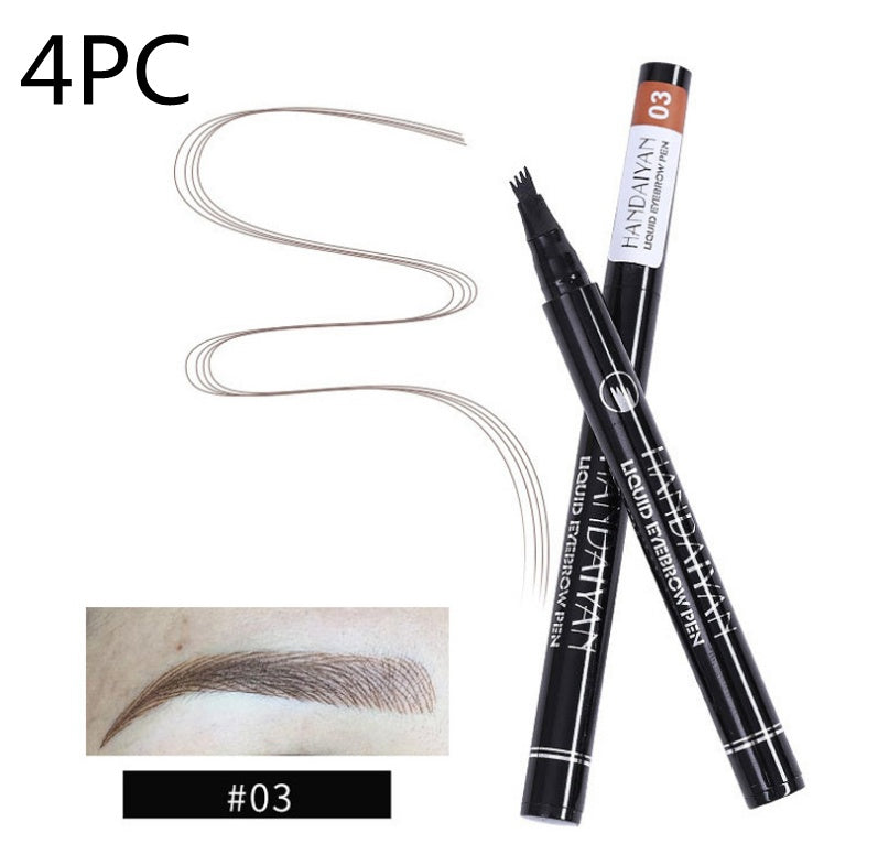 Waterproof Microblading Eyebrow Pencil with Forked Tip