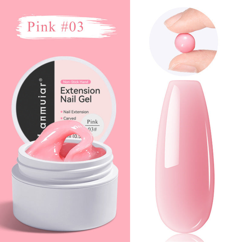 Gel Pâte UV 3D Non-Adhésif – Pour Fleurs et Nail Art