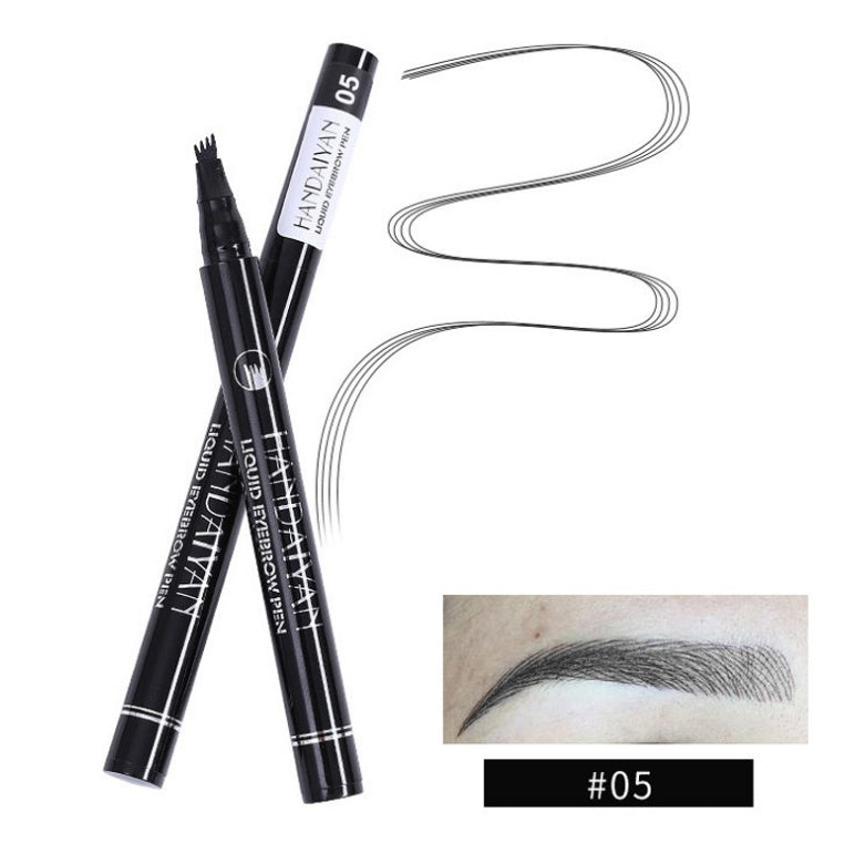 Waterproof Microblading Eyebrow Pencil with Forked Tip