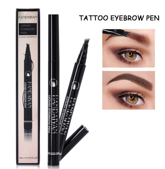 Waterproof Microblading Eyebrow Pencil with Forked Tip