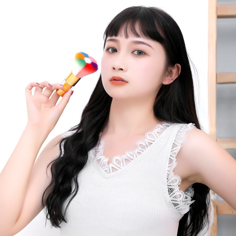 Nail dust brush