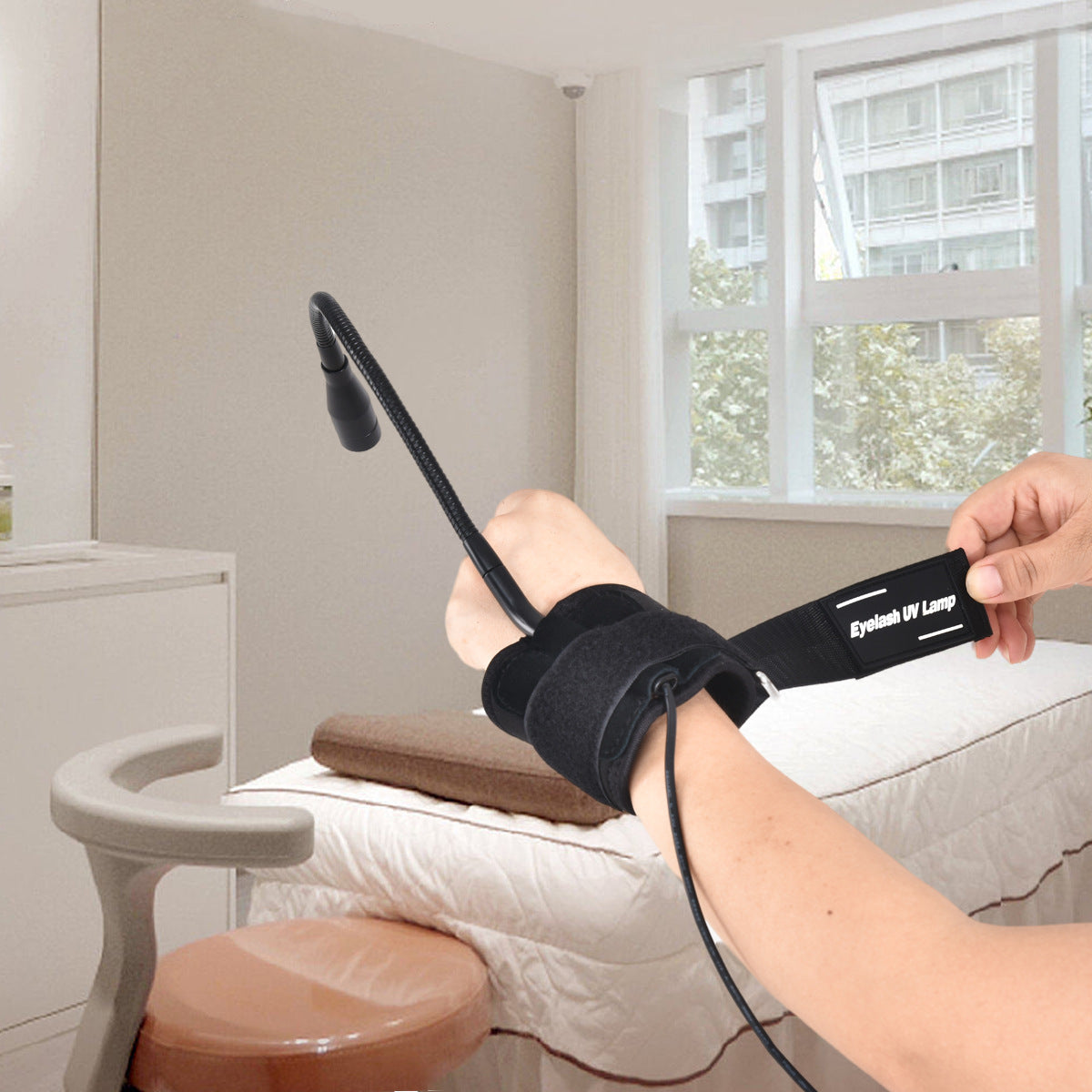 Lampe UV de Poignet - Lampe LED UV Pratique pour Séchage Rapide de Colle Extensions de Cils