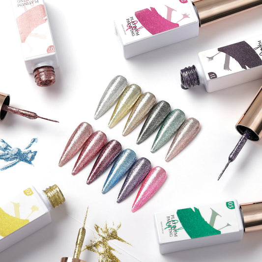 Hand painted nail polish