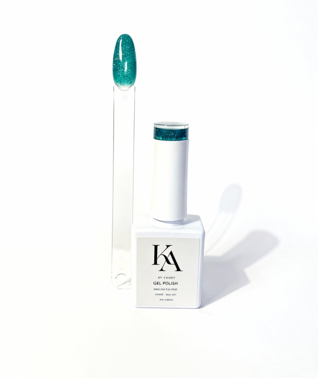 Vernis Gel Vert Pailleté 15 ml