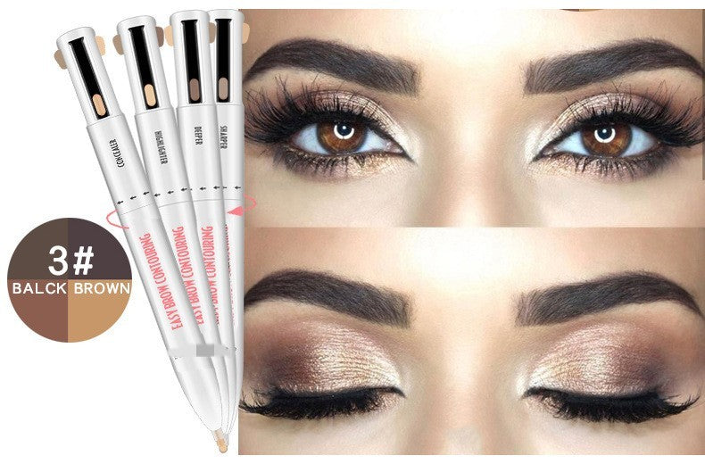 Crayon à sourcils boule quatre en un