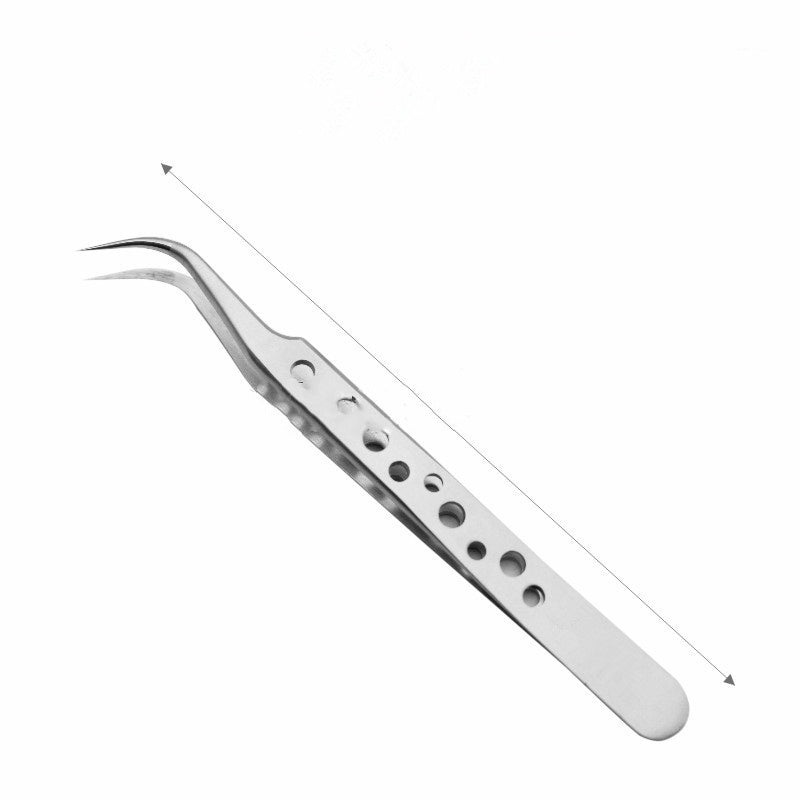 Pinces à Cils Professionnelles en Acier Inoxydable – Outil de Précision pour Cils Magnifiques