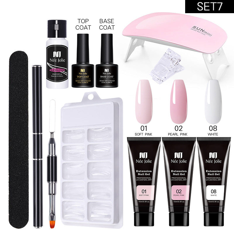 Solid Glue for Nail Extension - Crystal Set Long Model