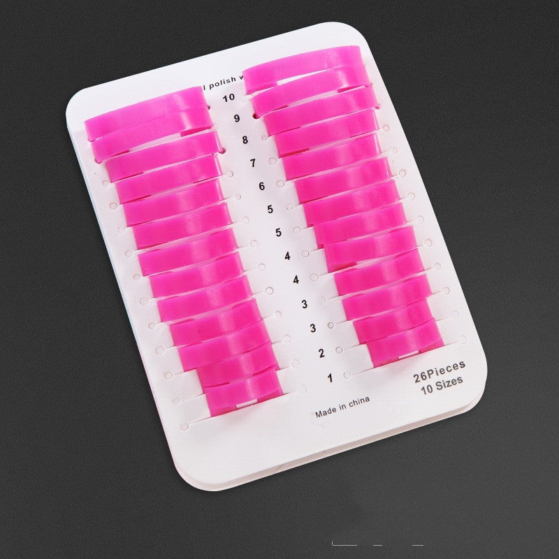 Nail Polish Template Clip – Guide with Anti-Overflow Sticker