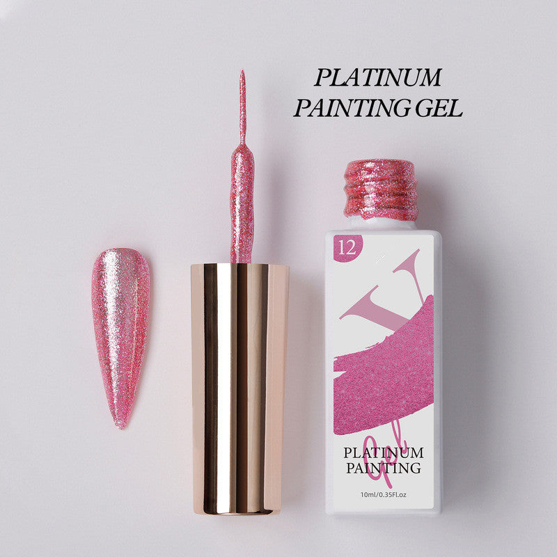 Hand painted nail polish
