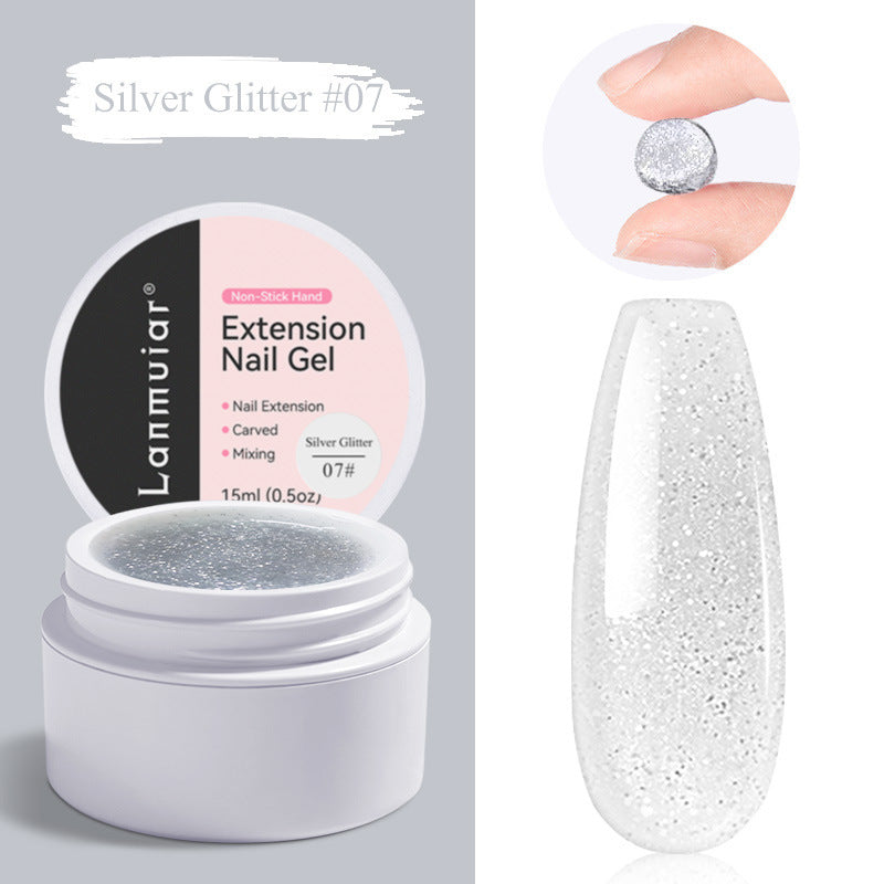 Gel Pâte UV 3D Non-Adhésif – Pour Fleurs et Nail Art