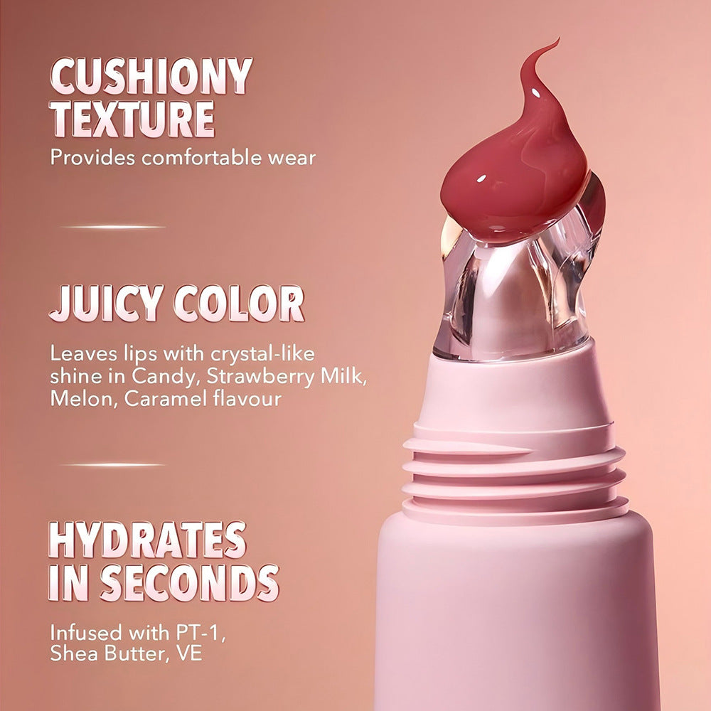 Baume à Lèvres Éclat 4 Couleurs – Hydratation Longue Durée & Effet Exfolian