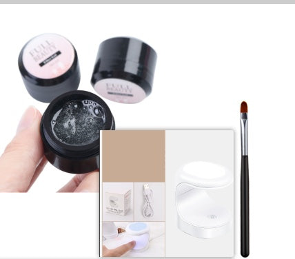 Colle Gel Fiberglass pour Ongles – Réparation des Ongles Cassés et Pose de Capsules Américaines, Tenue Longue Durée UV/LED