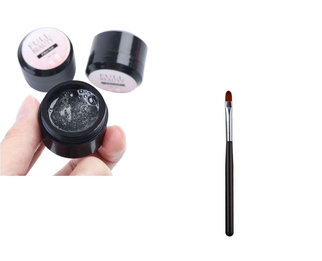 Colle Gel Fiberglass pour Ongles – Réparation des Ongles Cassés et Pose de Capsules Américaines, Tenue Longue Durée UV/LED