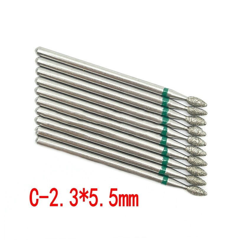 Embout Diamant pour Retirer les Peaux Mortes, Chargement et Déchargement Facile