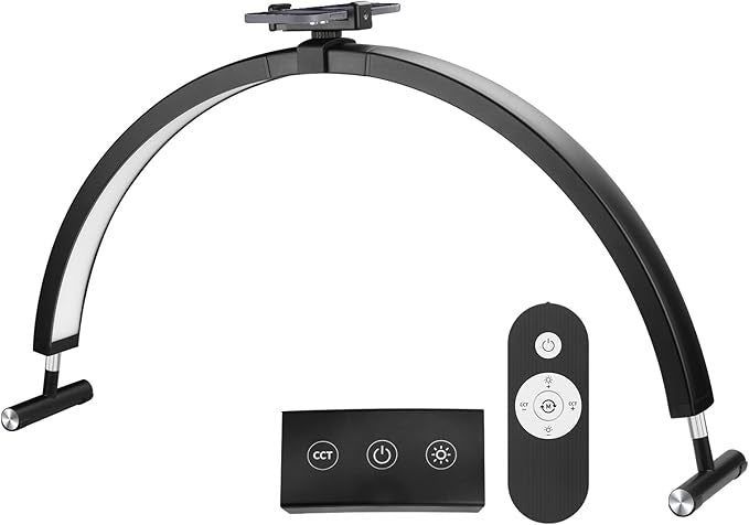 Lampe LED Manucure – Demi-Lune U, 3 Températures, Contrôle Tactile, Lampe à Ongles de Bureau