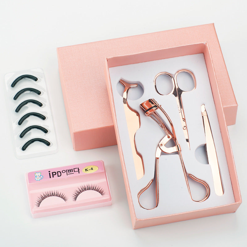 Kit Multifonction 4 Pièces - Recourbe-Cils et Outils de Maquillage essentiels