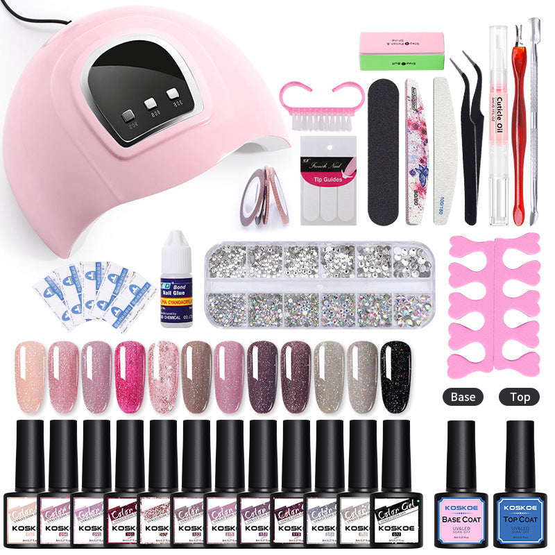 Colle Solide pour Extension d’Ongles - Ensemble Cristal Modèle Long