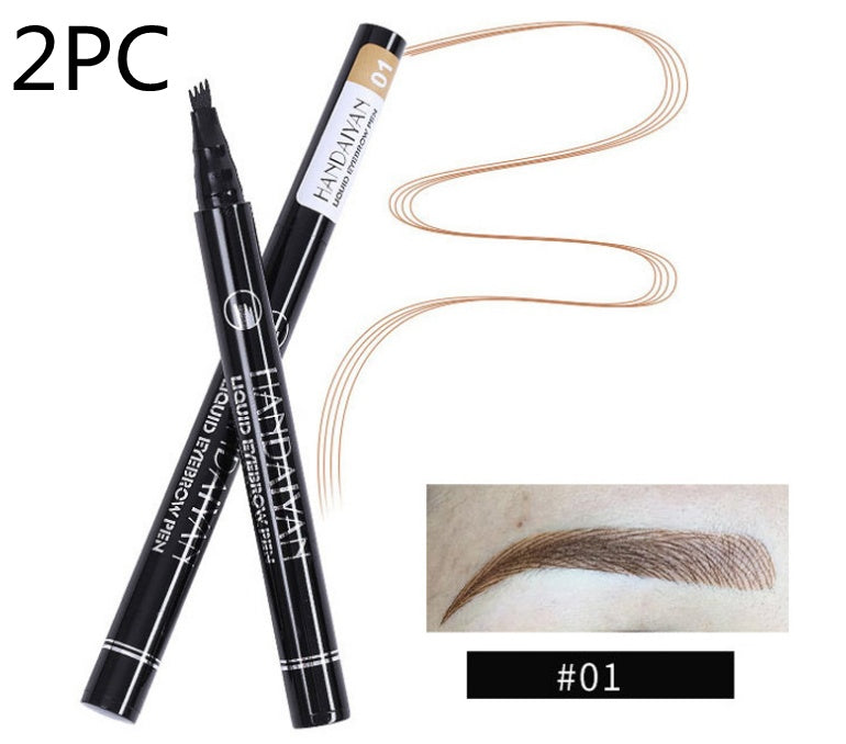 Waterproof Microblading Eyebrow Pencil with Forked Tip