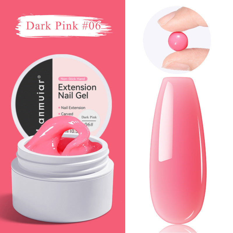 Gel Pâte UV 3D Non-Adhésif – Pour Fleurs et Nail Art