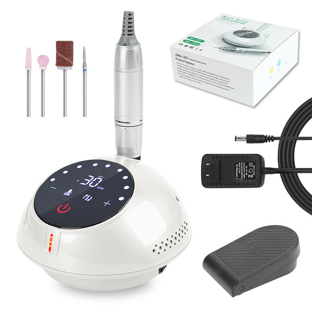 Ponceuse à Ongles 30,000 RPM – Machine Professionnelle avec Écran HD, Manucure & Pédicure