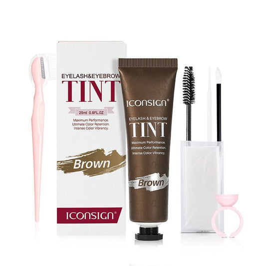 Professional two-in-one eyelash and eyebrow tinting kit