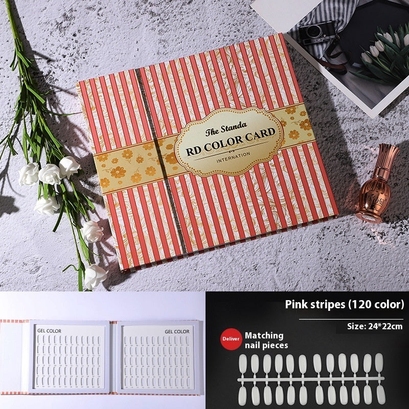 Tableau d'Exposition des Échantillons de Couleurs d'Ongles