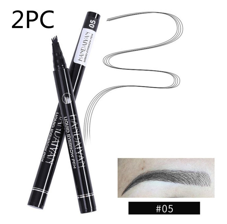 Waterproof Microblading Eyebrow Pencil with Forked Tip