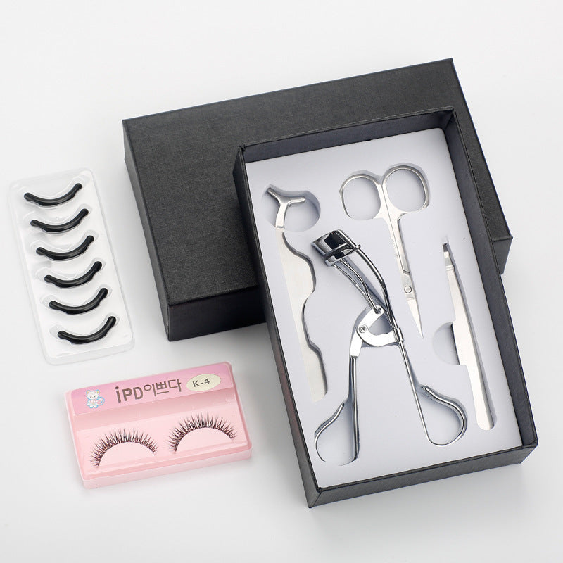 Kit Multifonction 4 Pièces - Recourbe-Cils et Outils de Maquillage essentiels