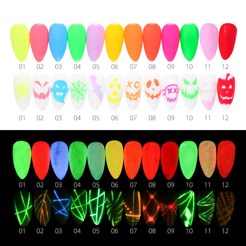 Glow in Dark Gel for luminous nails