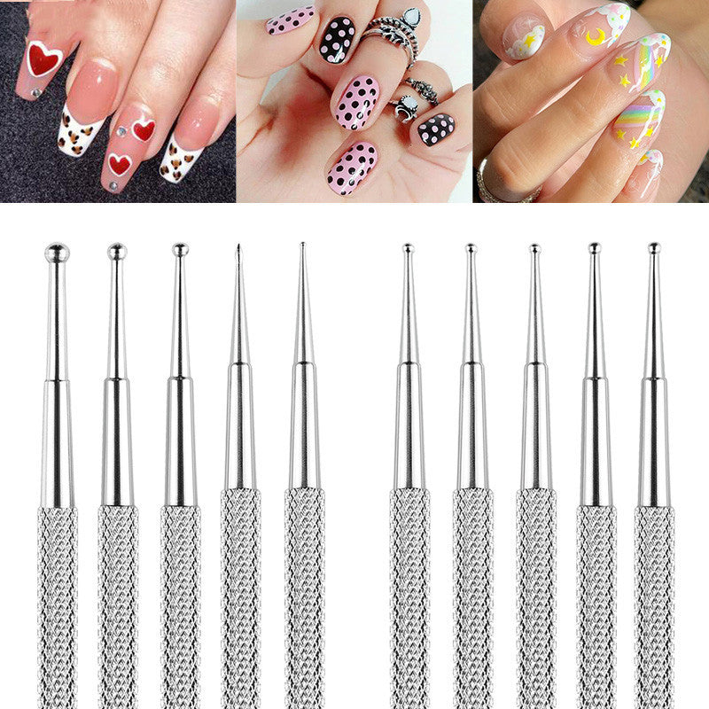 Stylo perceuse à double pointe pour nail art