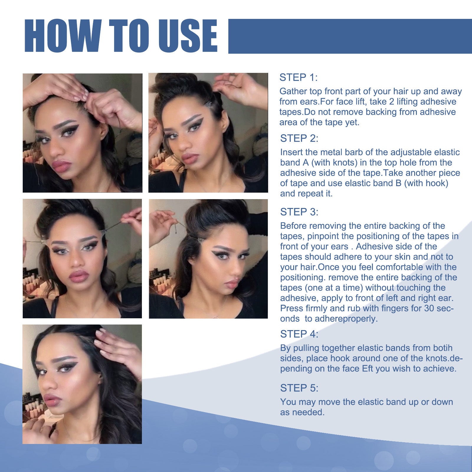 Autocollant Lifting Visage en V