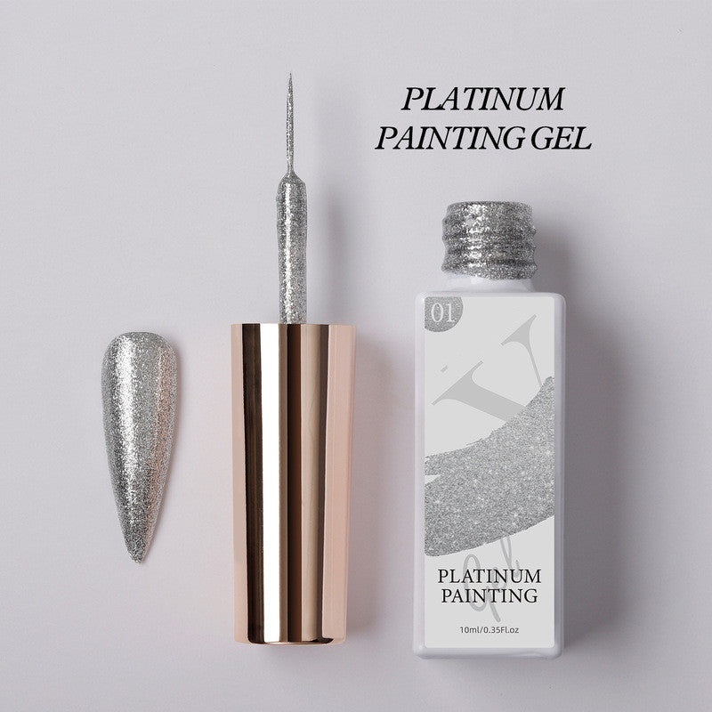 Hand painted nail polish