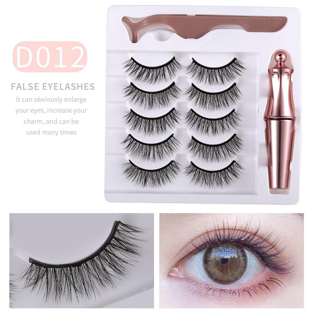 Cils magnétiques Cils de vison 5 paires d'aimants