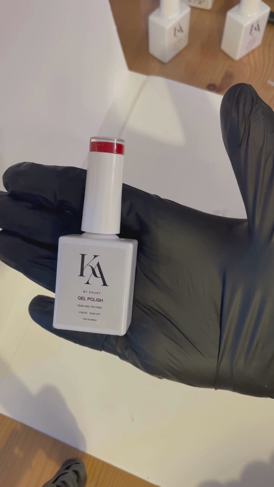 Vernis Gel Rouge Lumineux 15 ml